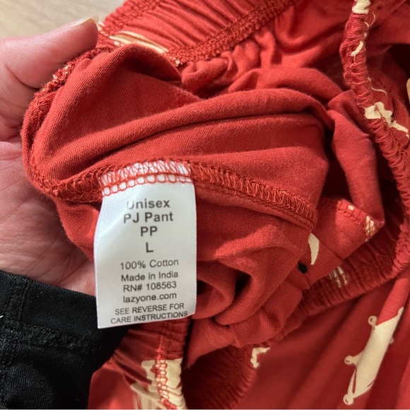 Lazy One Wild Wild Rest Men's Orange PJ Pants Lounge Sleep Pajama Bottoms L - Picture 8 of 10